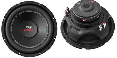 Pyle PLPW10D 10'' 2000W Car Subwoofer Audio Power Subs Woofers DVC 4 Ohm, 2 Pack