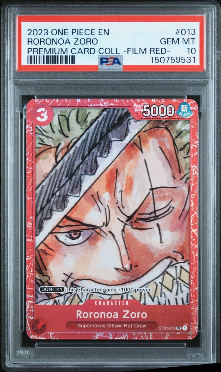 ワンピースフィルムレッド限定カードPSA10 2023 ONE PIECE PREMIUM CARD COLLECTION -ONE PIECE FILM RED