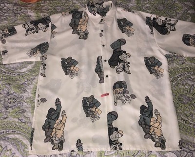 Y2K Up Roc Button Up Shirt Adult XXL Hip Hop Dj