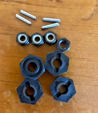 REDCAT RACING Volcano EPX / EPX PRO STOCK HEX HUBS WHEEL NUTS PINS