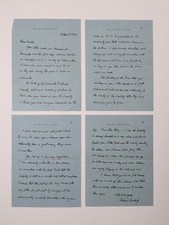 Charles Lindbergh Four-page A.L.s. on Minnesota and Plans for State Park 1936