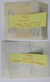 LEGO Star Wars Partial Sticker Sheet Lot (24 Sheets) 2005&ndash;2015 | Sets 6208&ndash;9498