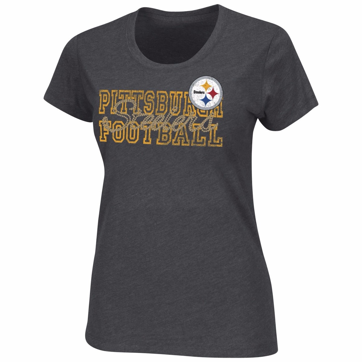 New Pittsburgh Steelers NFL Misses' More Than Enough Team Logo Tee Style  #QB606 | eBay