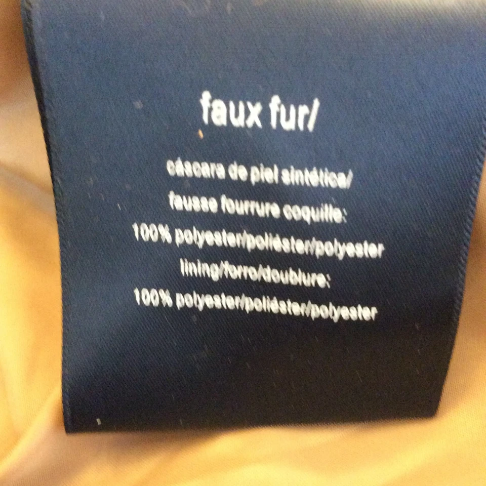 Tommy Hilfiger Chaqueta Sherpa Mujer Talla XL Marrón Camel Manga Larga Suave Foto 4 de 4