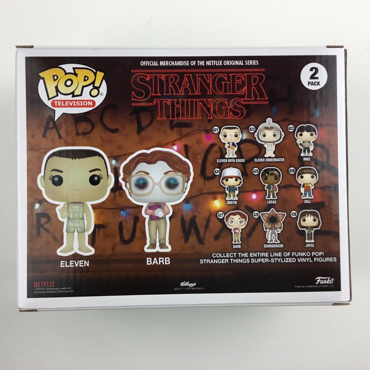 Funko Pop UPSIDE DOWN ELEVEN / BARB 2 PACK ECCC Convention Excl