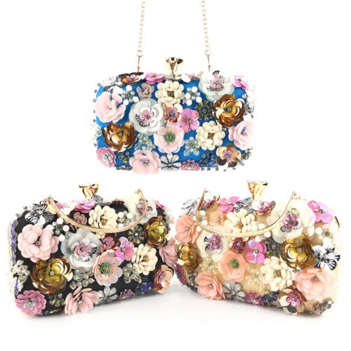 Shoulder Bag Beaded Floral Bags & Handbags for Women