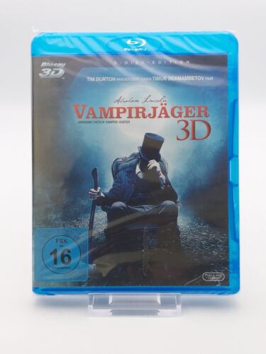 Abraham Lincoln - Vampirjäger (3D Blu Ray) NEU & OVP - Bild 1 von 2