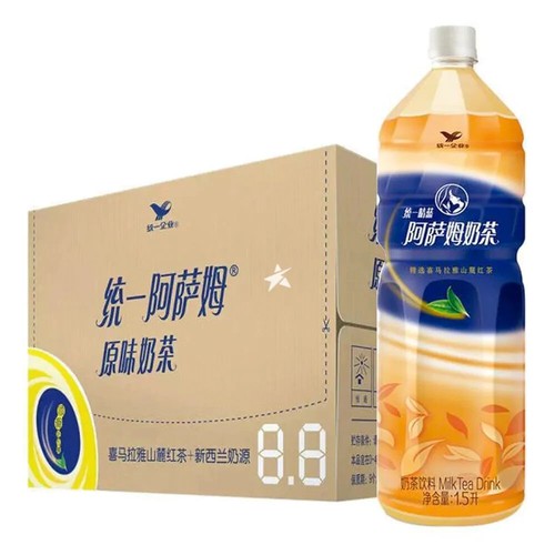 UNIF Premium ASSAM MILK TEA Bottled Drink 1.5L (Box of 6 Bottles) 統一 阿薩姆奶茶