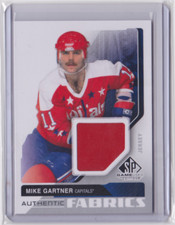 2014-15 UD SP GAME USED AUTHENTIC FABRICS INSERT MIKE GARTNER #AF-MG CAPITALS