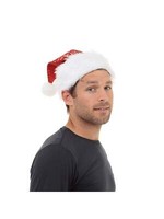 Santa-Hut Pailletten Erwachsene Weihnachtsmann Xmas KostüM Roter Hut