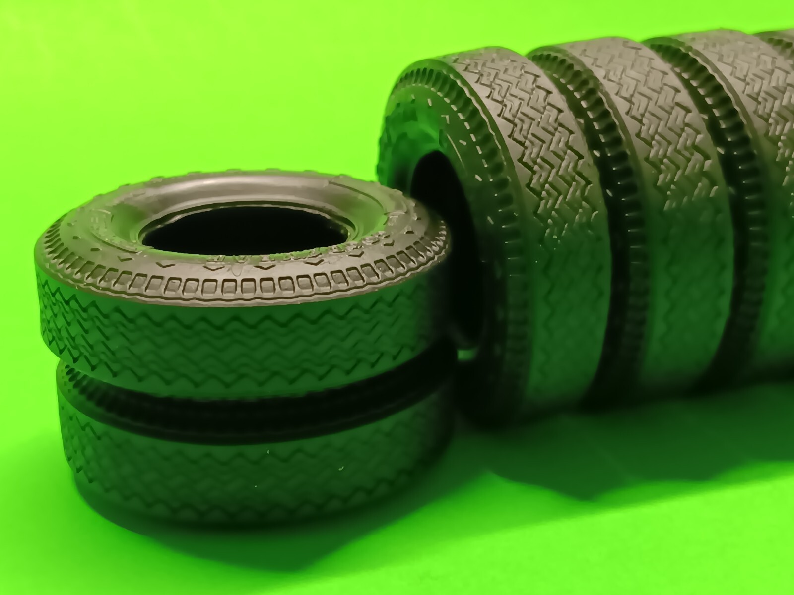 Dayton Wheels Rim Goodyear Custom Hi-Miler 1/25 Fruehauf Van Trailer AMT