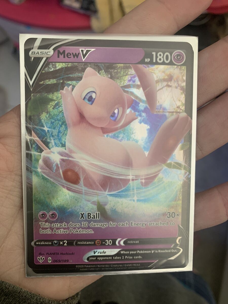 Carta Pokemon Lendarios Celebi V E Mew V +50 Cartas Original