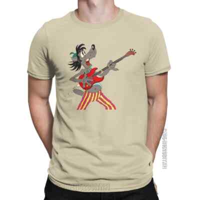 Nu Pogodi Russian Cartoon Wolf T-Shirts Men Casual 100% Cotton Tee Shirt O Neck
