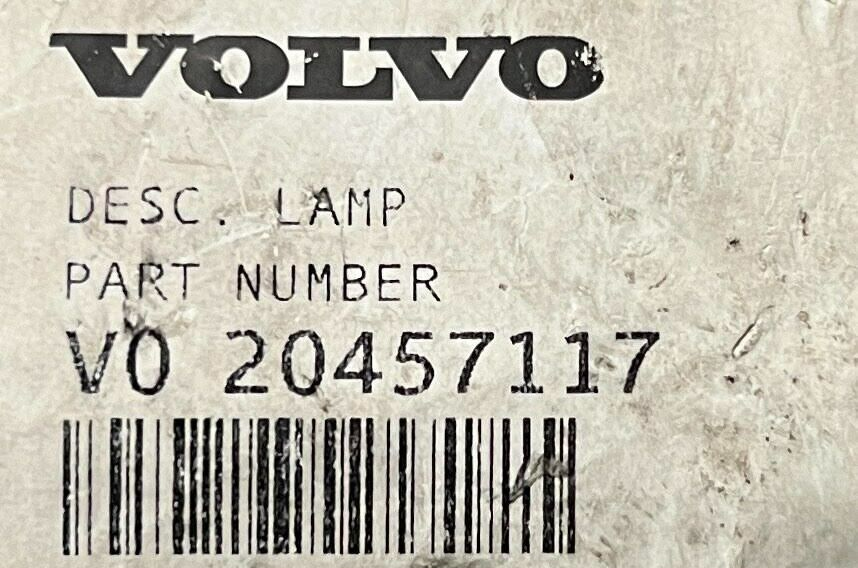 Genuine Volvo Truck 20457117 Back of CAB Light 12v for sale online 