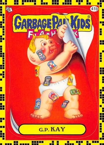 GARBAGE PAIL KIDS 2011 FLASHBACK SERIES 2 PICK-A-CARD YELLOW BASE STICKERS TOPPS - Picture 164 of 321