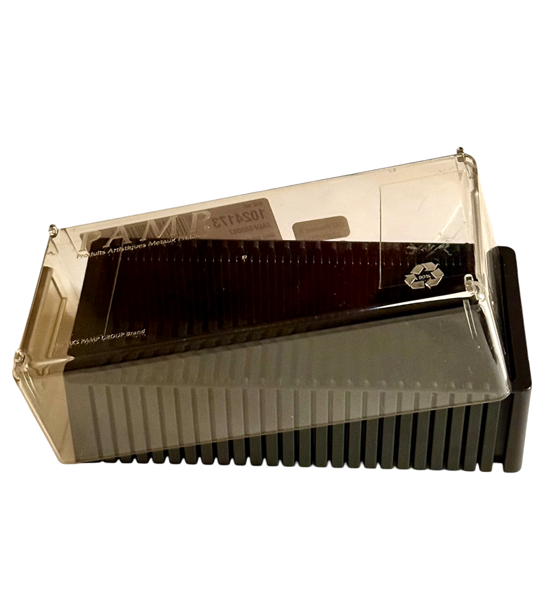 PAMP SUISSE 25 COUNT STORAGE BOX FOR TEP PACKAGING GOLD SILVER