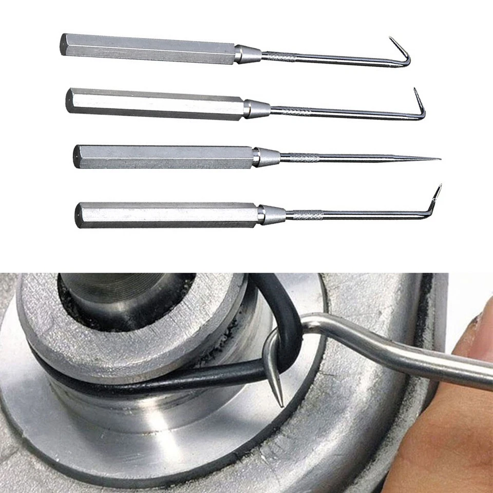 Automotive Precision Tool Set 4 Picks for Pulling O Rings Clips and Gaskets - Image 2 of 4