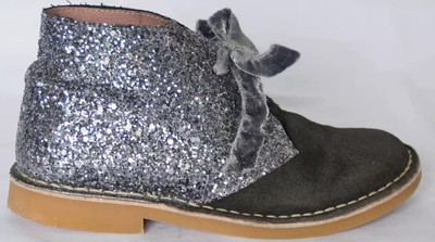 silver grey boots
