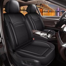 For Nissan Titan 2011-2024 Car Frontrear 5 Seat Covers Faux Leather Cushion For Nissan Titan 2011-2024 Car Frontrear 5 Seat Covers Faux Leather Cushion