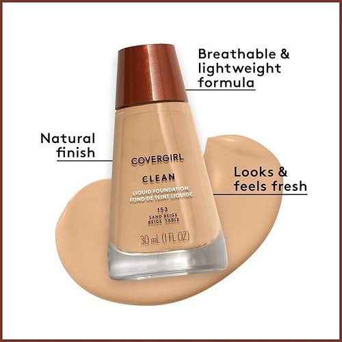 COVERGIRL CLEAN Fondotinta Liquido #165 Tawny - Foto 3 di 4