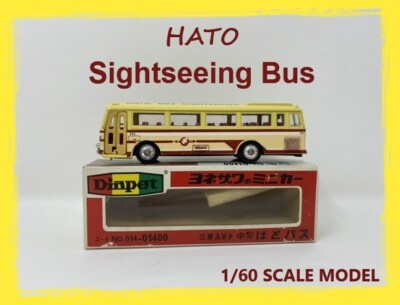 🚍 Diapet Yonezawa Toys Hato Sightseeing 1/60 Scale Bus w