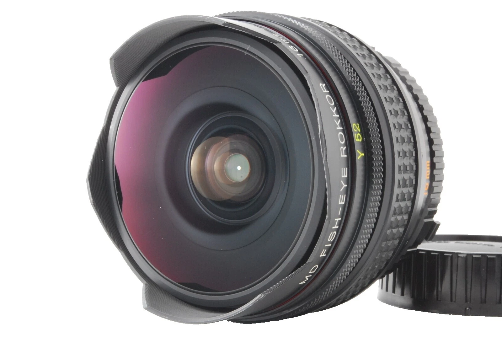 Lentes de cámara f/2.8 Ojo de Pez Minolta