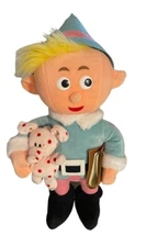 1999 Stuffins Rudolph Island of Misfit Toys HERMEY Elf Stuffed Doll Greeter 22”