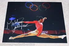 GABBY DOUGLAS SIGNED 11x14 PHOTO W/COA 2012 LONDON OLYMPICS GOLD FIERCE 5 RIO