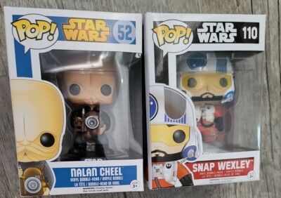 Funko Starwars Nalan Cheel 52 Snap Wexley 110 Funko Lot Pair 