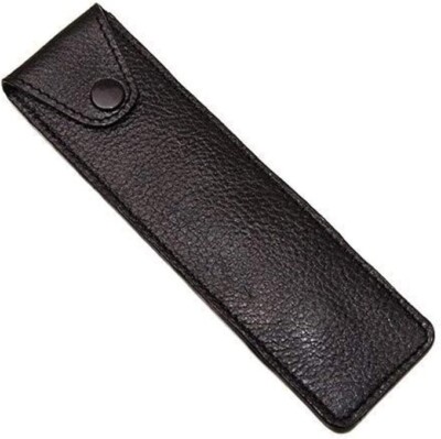 Parker Leather Travel Case for Straight, Shavette and Barber Razors - Felt Lined