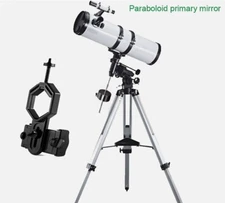6 inch Paraboloid Newton Reflector Astronomical telescope  EQ3 mount