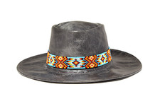 Western Seed Beaded Hat Band Fit Cowboy Cowgirls Hatband South West Colorful