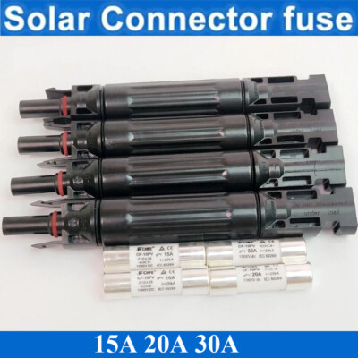 PV-Sicherungsstecker Connector Solar-Photovoltaik-Sicherungshalter Panelkabel