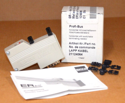 ERNI 21124064 ERbic Profi BUS-Steckverbinder 9-polig NEU OVP