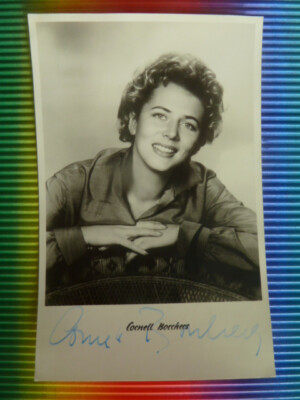 Cornell Borchers   2014 - Autogrammkarte 50ger Jahre