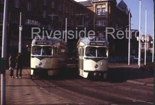 35mm Color Slide Tram/Strassenbahn Den Haag Netherlands 1972 (#337)