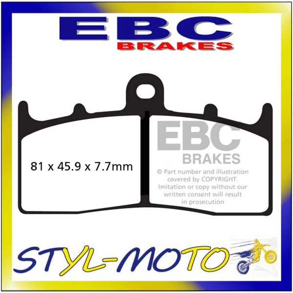 FA294HH BeläGe Sinter Vorne EBC BMW K 1200 R Sport 2005-2007-image