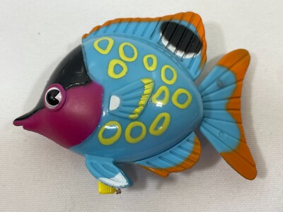 Vintage 1994 Tropical Fish Wind Up Toy Flapping Tail Sea Ocean