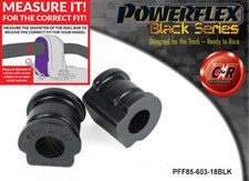 Powerflex Black Stabilisator Fr Stange Buchsen 18mm für Audi A2 (99-05)