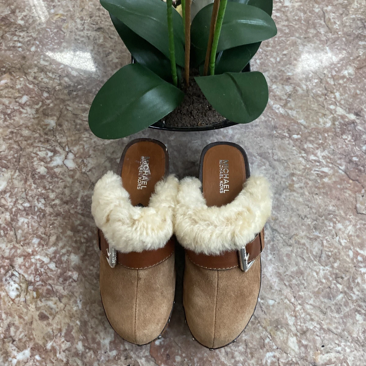 Michael kors hotsell wooden heels