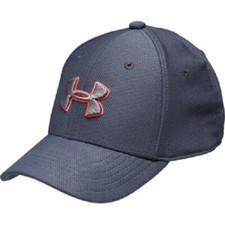 UNDER ARMOUR BOY'S BLITZING 3.0 BASEBALL CAP, GREY, XSMALL NEW