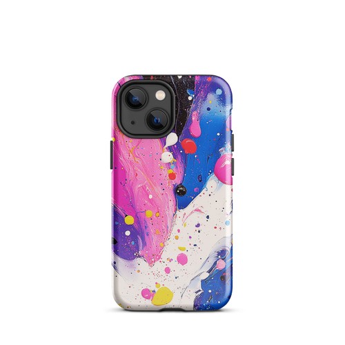 Glossy Paint Splatter Durable Dual Layer Tough Case for iPhone® - Picture 9 of 24