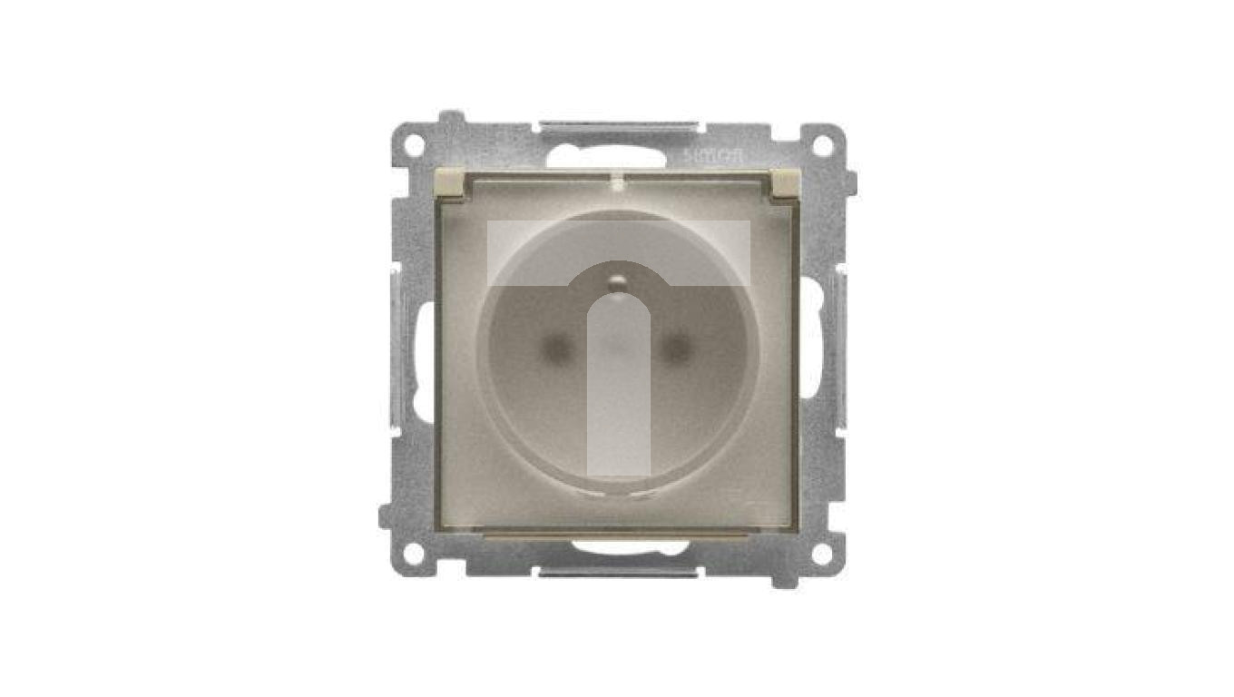 Simon 55 Socket for IP44 version without seal (module), quick connector.  /T2UK