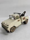 Vintage 1960's Tonka AA Wrecker Tow Truck White Steel