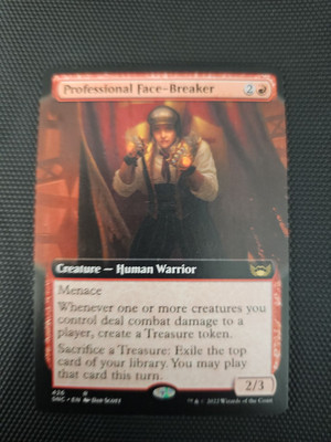 MTG Professional Face-Breaker Extended Art  - Streets of New Capenna #426