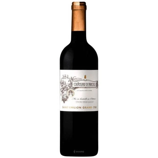 CHÂTEAU D'ARCOLE Chateau d'Arcole Saint-Émilion Grand Cru 2018 (750ml)
