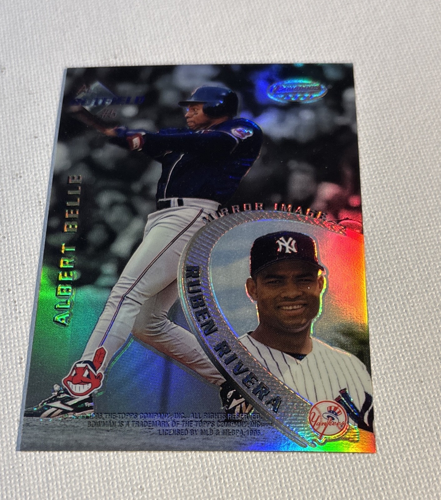 1996 Bowman's Best - Mirror Image Larry Walker, Albert Belle, Ruben Rivera #5...