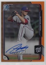 2015 Bowman Chrome Prospects Orange Refractor 4/25 Austin Voth #BCAP-AV Auto ok2