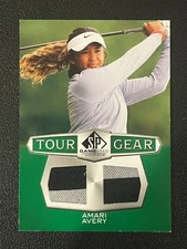 Amari Avery 2024 SP Game Used Golf Tour Gear Dual Relic 