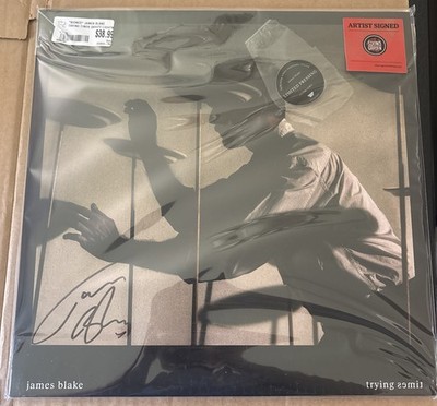 James Blake SIGNED Trying Times White Lightning Vinyl 2LP Autographed - SEALED